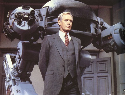 ED-209 demonstration by Dick Jones in RoboCop, Deja Reviewer
