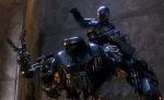 RoboCop and RoboCain fight to the death.