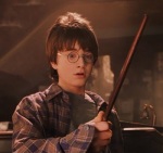 Harry Potter does a lot of growing in the first film in his series, Harry Potter and the Sorcerer’s Stone, but he accomplishes little else.