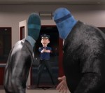 Mr. Incredible and Frozone unwittingly break into a jewelry store while saving people from a burning building and the police assume they are robbers.