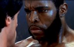 Mr. T plays Clubber Lang in Rocky III.
