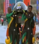As they carry their damaged bobsled across the finish line, the Jamaican team won the respect and admiration of the world.