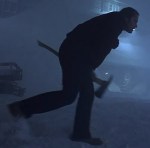 Jack walks haltingly, like Torgo, after suffering a painful fall.