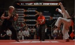 Daniel Larusso pulls off a stunning win despite his leg injury using a technique that is iconic to the original movie.
