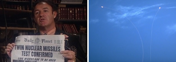 Lex schemes and then puts his plan into action to sabotage a nuclear missile test.