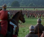 King Longshanks overlooks the Battle of Falkirk where he nearly comes face to face with William Wallace.