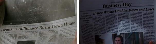 The League of Shadows burns down Wayne Manor and then takes everything but Wayne Manor from Bruce Wayne.