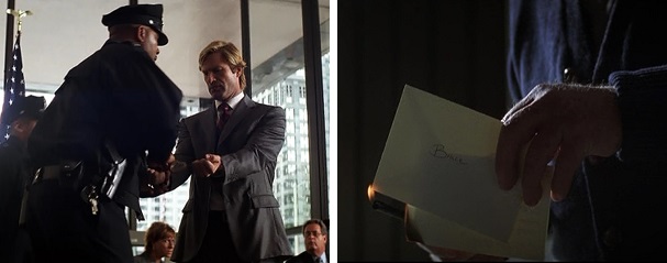 Harvey Dent and Alfred Pennyworth spare Bruce Wayne pain through their selfless actions.