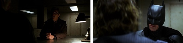 The turning point of the Dark Knight Trilogy comes when Gordon and Batman interrogate Joker.