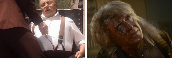 A Mob boss gets stabbed and Khan gets burned and maimed. A Mob boss gets stabbed and Khan gets burned and maimed.