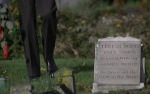 James Bond visits the grave of his dead wife at the start of For Your Eyes Only.