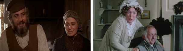 Tevye and Golde grow to love each other while Mr. and Mrs. Bennet grow apart.