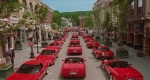Mr. Deeds gives back to everyone he knows by buying them all Corvettes.