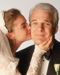Steve Martin's character is miserable spending so much money on what should be a simple wedding in Father of the Bride.