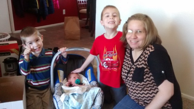 Isaac Lockard comes home for the first time.